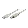 USB2.0 A/B Kabel grau 3m von Petaloutha24