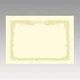 ササガワ OA賞状用紙クリーム賞状用紙 縦書き(10枚入) 10-1077
