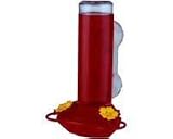 Opus Durable 14 oz Window Mounted Glass Hummingbird Feeder-Garden Song