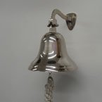 Chrome Bell 6 inch Nautical Decorative Gift by Handcrafted Model Ships