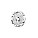 14K White Gold and Diamond Tie Tack