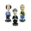 Three Stooges Golf Head Knocker Bobblehead 3-Pack by NECA