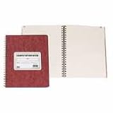 TOPS Computation Book, 11.75 x 9.5 Inches, Double Wire, 152 Numbered Pages, Quadrille Ruled, 76 Sheets, Buff, (35061)