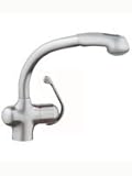 GROHE 33 759 SD0 Ladylux Plus Pull-out Kitchen Faucet, Stainless Steel