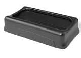 (Price/EA)Swing Top Lid for Slim Jim Waste Containers, 11-3/8 x 20-3/8, Plastic, Black