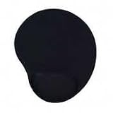 Electronics : 3M Precise® Mousing Surface & Gel Wrist Rest - Black Leatherette