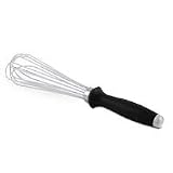 CIA Masters Collection 10-Inch Silicone Sauce Whisk with Heat Resistant Handle