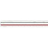 CHA231TR - Metric Conversion Triangular Scale, 12 Long, Plastic