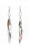 Review   / Earrings - Sequin Dangle Comet - Fuchsia