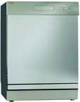 Asko D3112SS Full Console Dishwasher with 4 Wash Cycles, 5 Wash Temperatures, 7Spray Wash System and ADA Compliant: TouchProof Stainless Steel