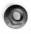 6-1.00mm Flange Nuts with Serrated Washer (Qty: 50) Gripper Box # 2994T