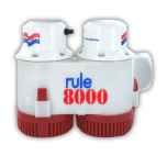 RULE 174S 8000GPH AUTOMATIC 3 DISCHARGE 12V MODEL # 174S