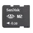 SanDisk SDMSM2-004G-A11M 4GB M2 Memory Stick Micro (Black)