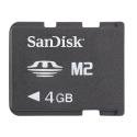 SanDisk SDMSM2-004G-A11M 4GB M2 Memory Stick Micro (Black)