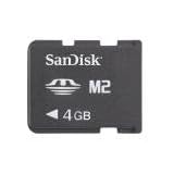 SanDisk SDMSM2-004G-A11M 4GB M2 Memory Stick Micro (Black)
