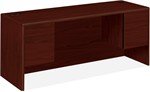 Hon 10700 Series Mahogany Credenza with 3/4 Pedestal