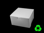 7 x 7 x 4 Four Counts White Mini or Regular Cupcake Box