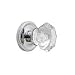 Baldwin 5800 Images Knob and Lever Sets Fillmore Crystal Knob (Single Dummy)