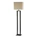 Open Square Wood Floor Lamp