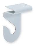 Battalion 1RCK4 Suspended Ceiling Hook, Steel, White, PK 2