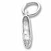 Ballet Shoe Charm - 14k Yellow Gold