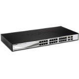 Web Smart 24-Port Gigabit Switch with 4 Combo SFP Slots D-Link Green
