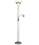 George Kovacs P256-084 George's Reading Room Torchiere in Brushed Nickel