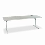 Educational Training Table, 72 x 24, Height Adjustable, Light Gray