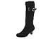 Bastien Tyro | Women's Dress Zip Boots Black Suede