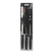 Buy Now at Amazon.com: R H. Forschner By Victorinox 3-Piece Paring Knife Set, Black Poly Handles
