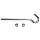 1/4X2-5/8 ZINC STL HOOK BOLT