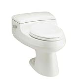 Kohler K-3597 White San Raphael Comfort Height Pressure Lite 1.0 gpf Elongated One - Piece Toilet - K-3597