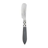 Vietri Aladdin Antique Lattice Charcoal Small Spreader