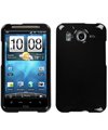BLACK Rubberized Hard Case Cover For HTC Inspire 4G