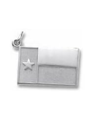 Rembrandt Charms Texas Flag Charm