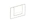 Duravit 115760111 Tango Stop and Go Flush Actuator - White