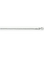 2mm White Gold Franco Chain 30"