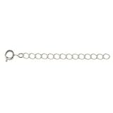 BeadalonA  Extension Chain with Bolt Ring - Silver Plated : Pack of 24
