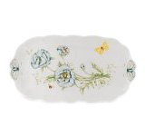 Childrens Toyshop  Kitchen & Housewares : Lenox Butterfly Meadow Bone Porcelain Oblong Sandwich Tray