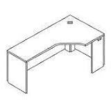 Review Global Industries GLBA2066FNRACS / Global(R) Adaptabilities Executive Peninsula Workstation Right Extended Corner, 29in.H x 66in.W x 20in.D, Cherry/Storm Gray