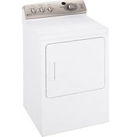 GE Profile DPSE810EGWT 7.0 Cu. Ft. Super Capacity Electric Dryer with Stainless Steel Drum : White SS Drum
