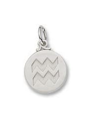 Rembrandt Charms Aquarius Charm