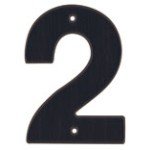 5 Oil Rubbed Bronze House Number # 2 - Home Addressing : 51-4133