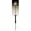 Solar Garden Stake - Starburst - Color Changing LE (Multicolored LED) (32"H x 3"Diameter)