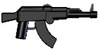 BrickArms 2.5 Scale LOOSE Weapon AK Assault Rifle Black