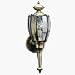 Cooper/Regent Motion Activated Solid Brass Carriage Lantern