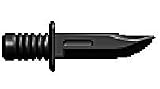 Brickarms Custom Lego Minifigure Weapon - COMBAT KNIFE in BLACK