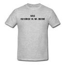 USS GEORGE H. W. BUSH - Military Gear - Heather Grey or White T-shirt