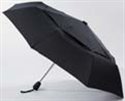 Windproof Umbrella Black Won't Turn Inside Out