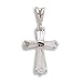Baguette CZ Cross Pendant